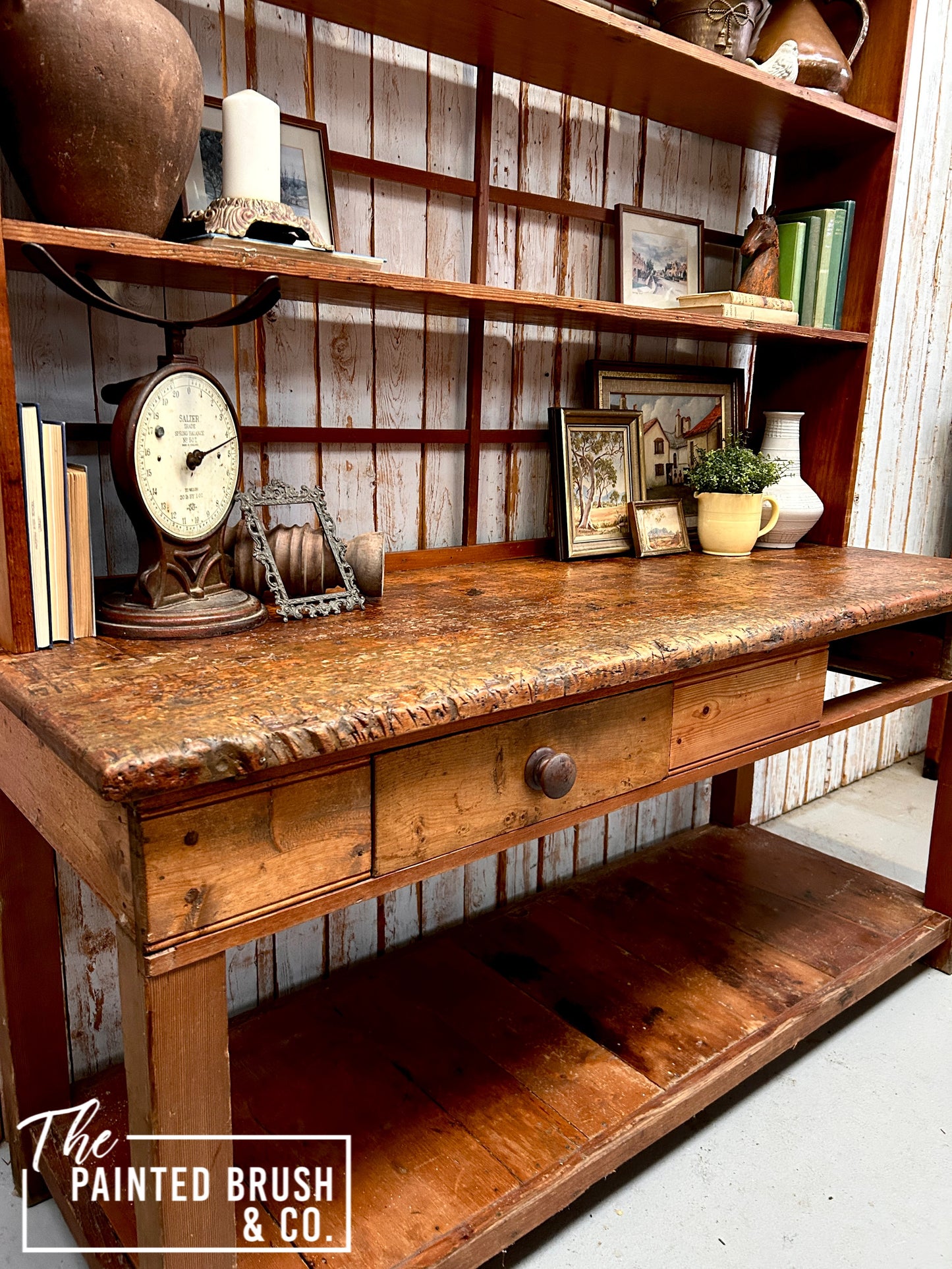 Antique kitchen Hutch