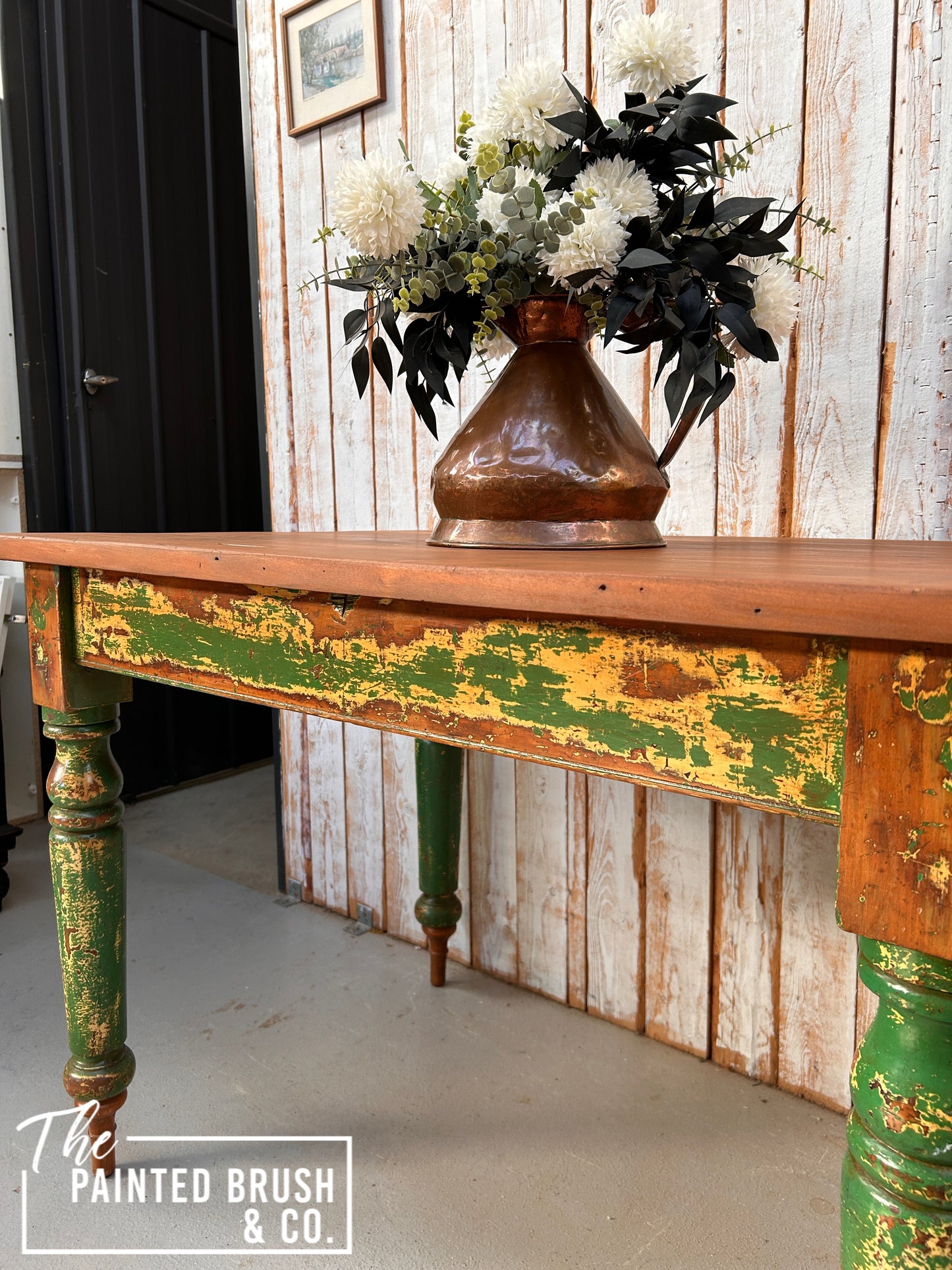 Green Chippy table