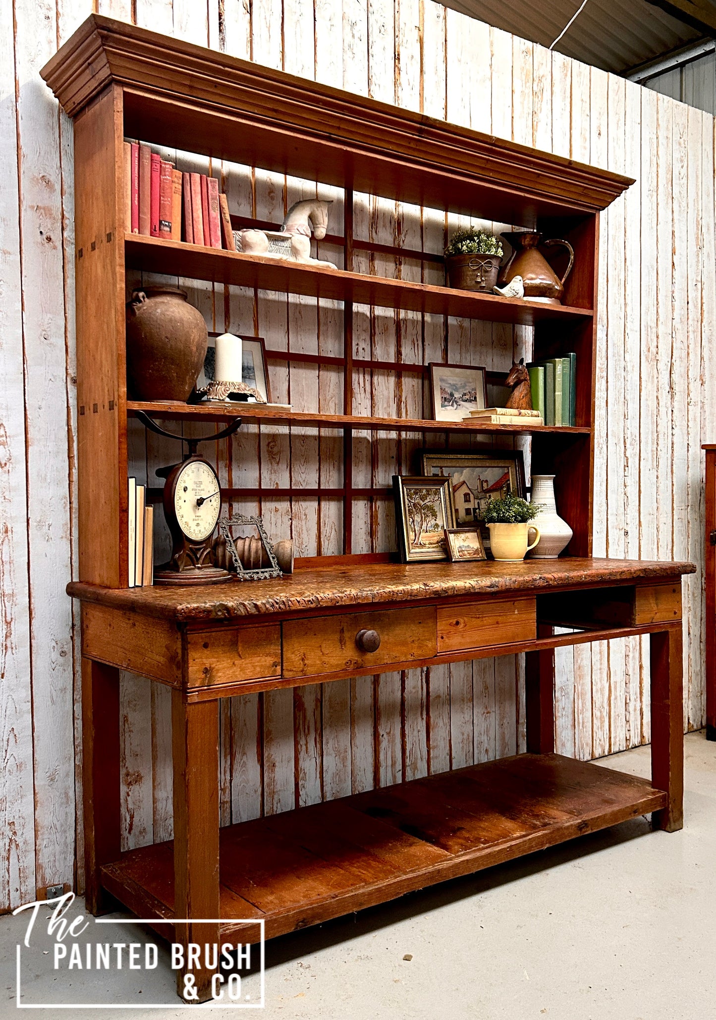 Antique kitchen Hutch
