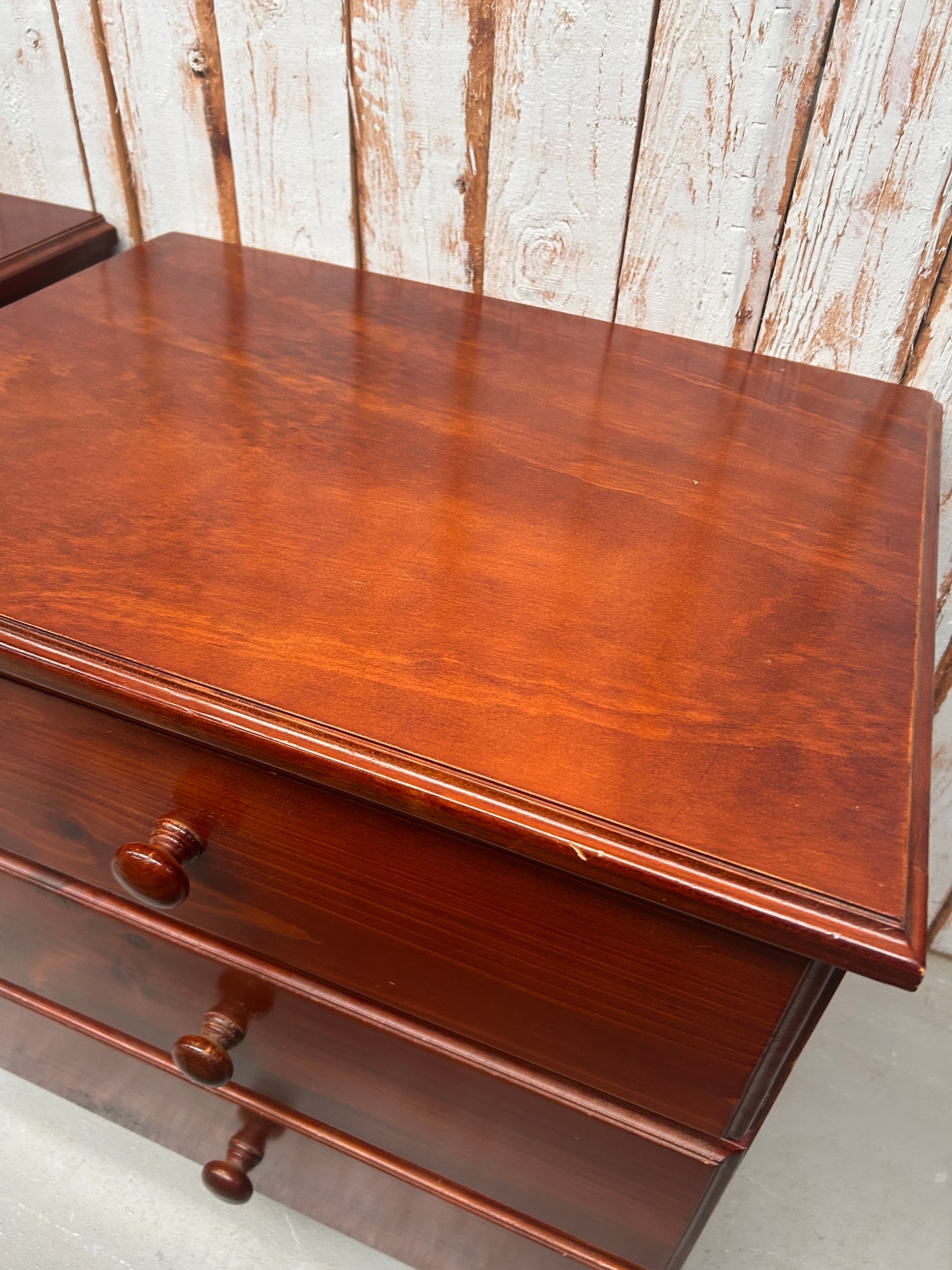 Pine bedside tables
