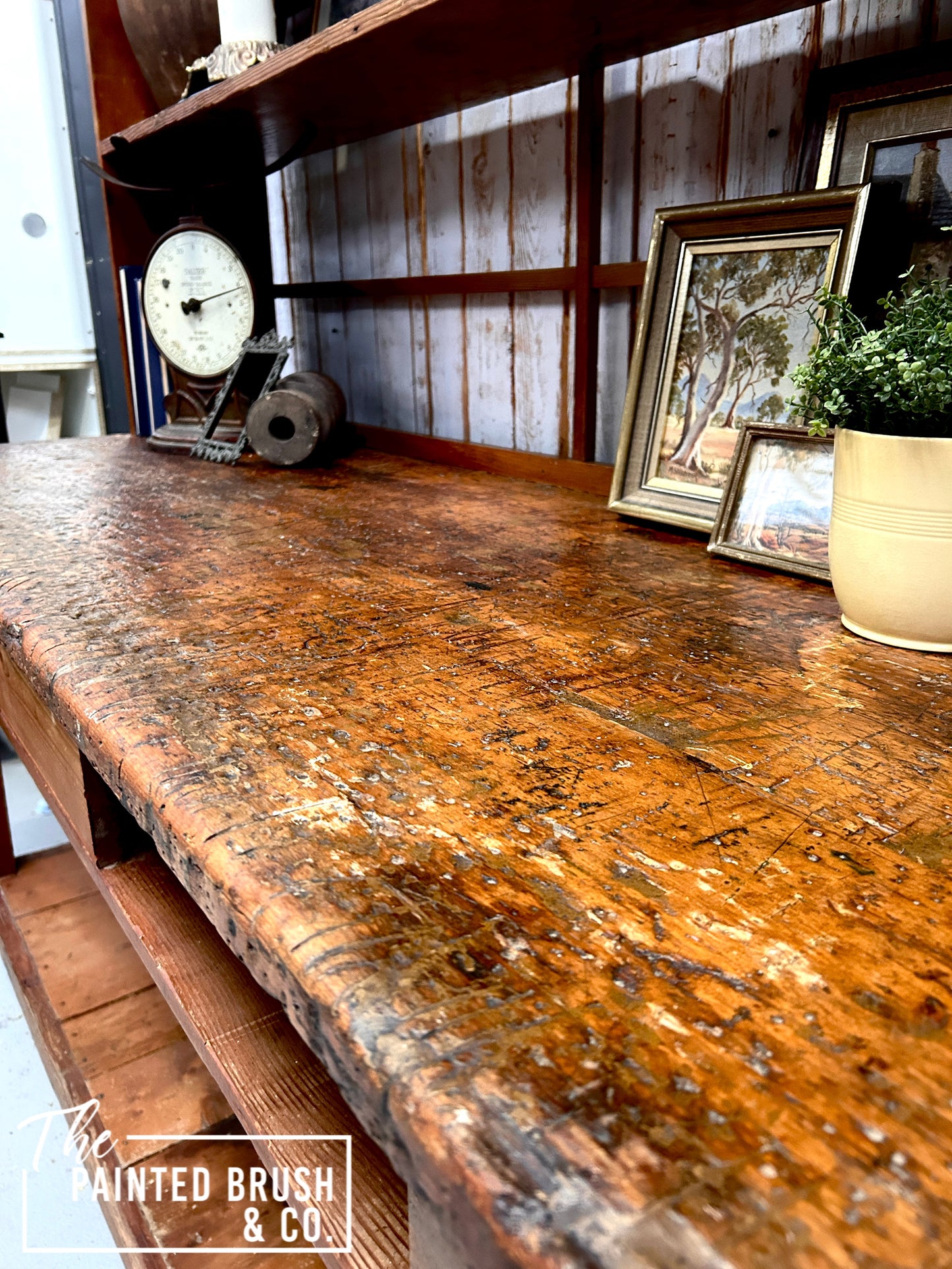 Antique kitchen Hutch