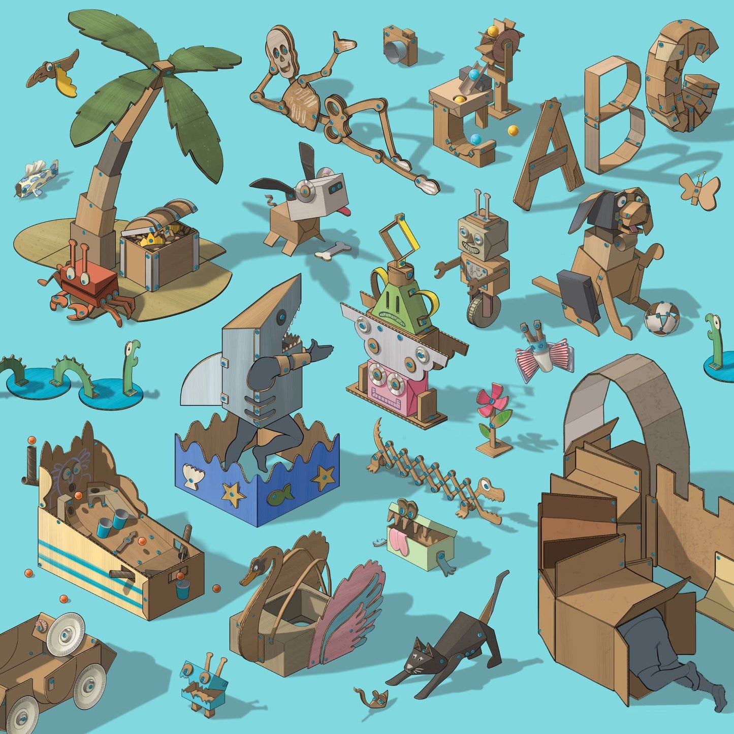 Makedo Australia - EXPLORE | Upcycled Cardboard Construction Toolkit