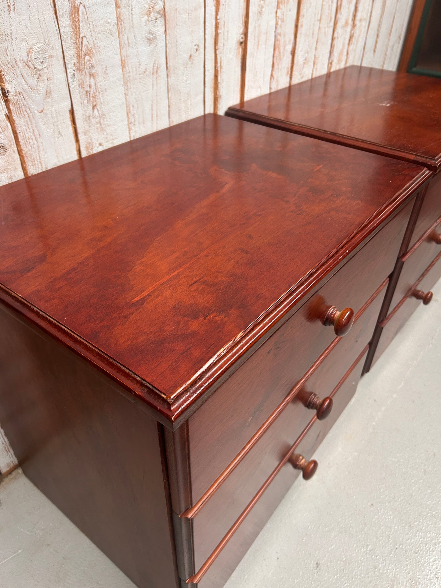 Pine bedside tables