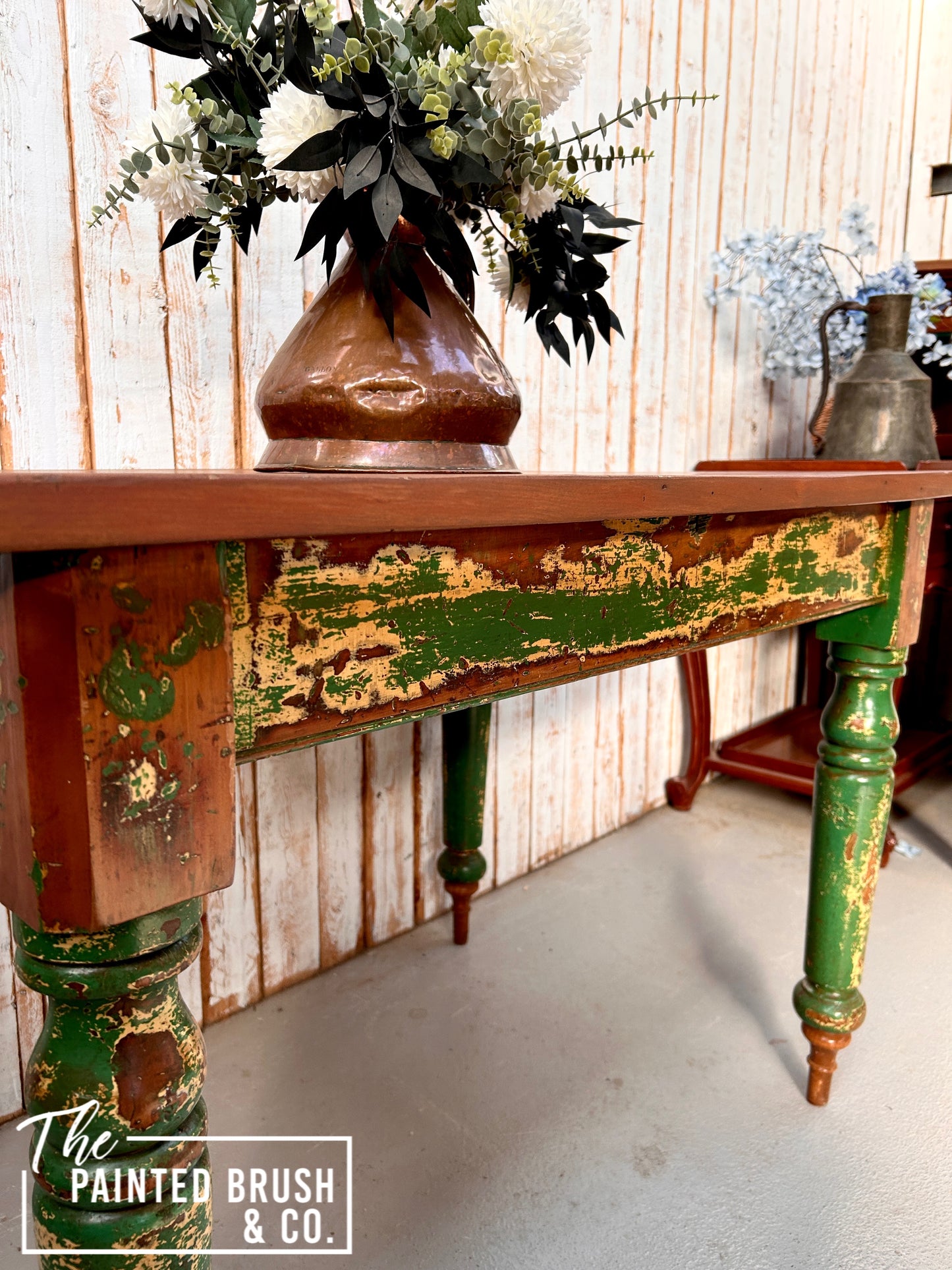 Green Chippy table