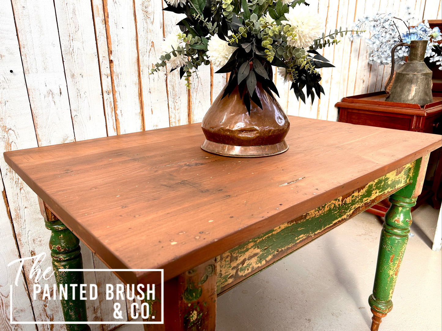Green Chippy table