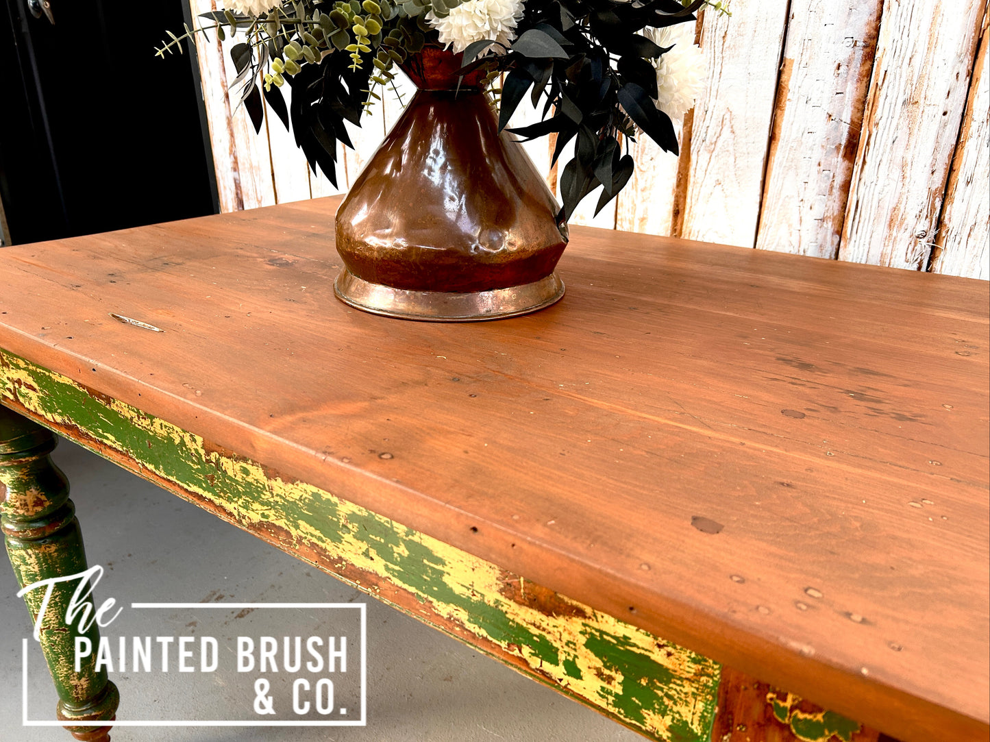 Green Chippy table