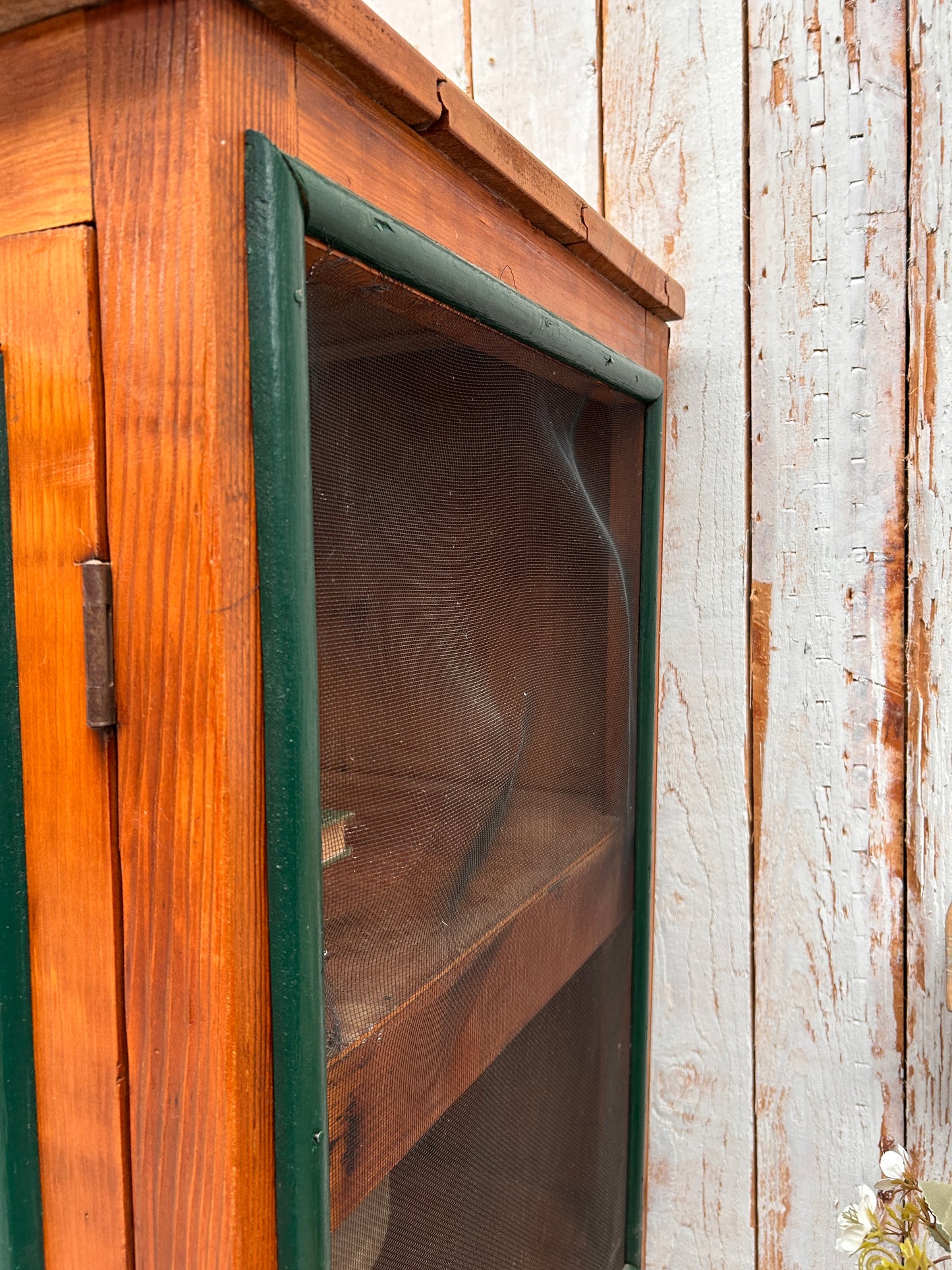Vintage pine Meatsafe