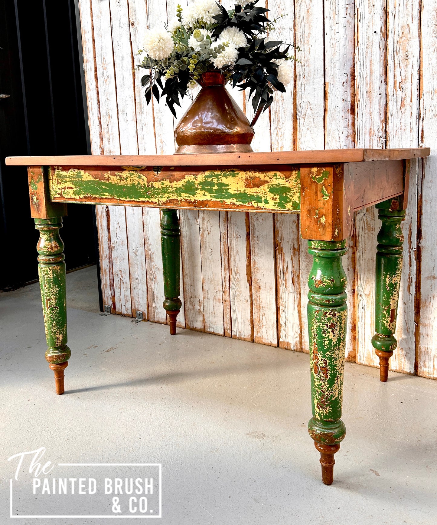 Green Chippy table