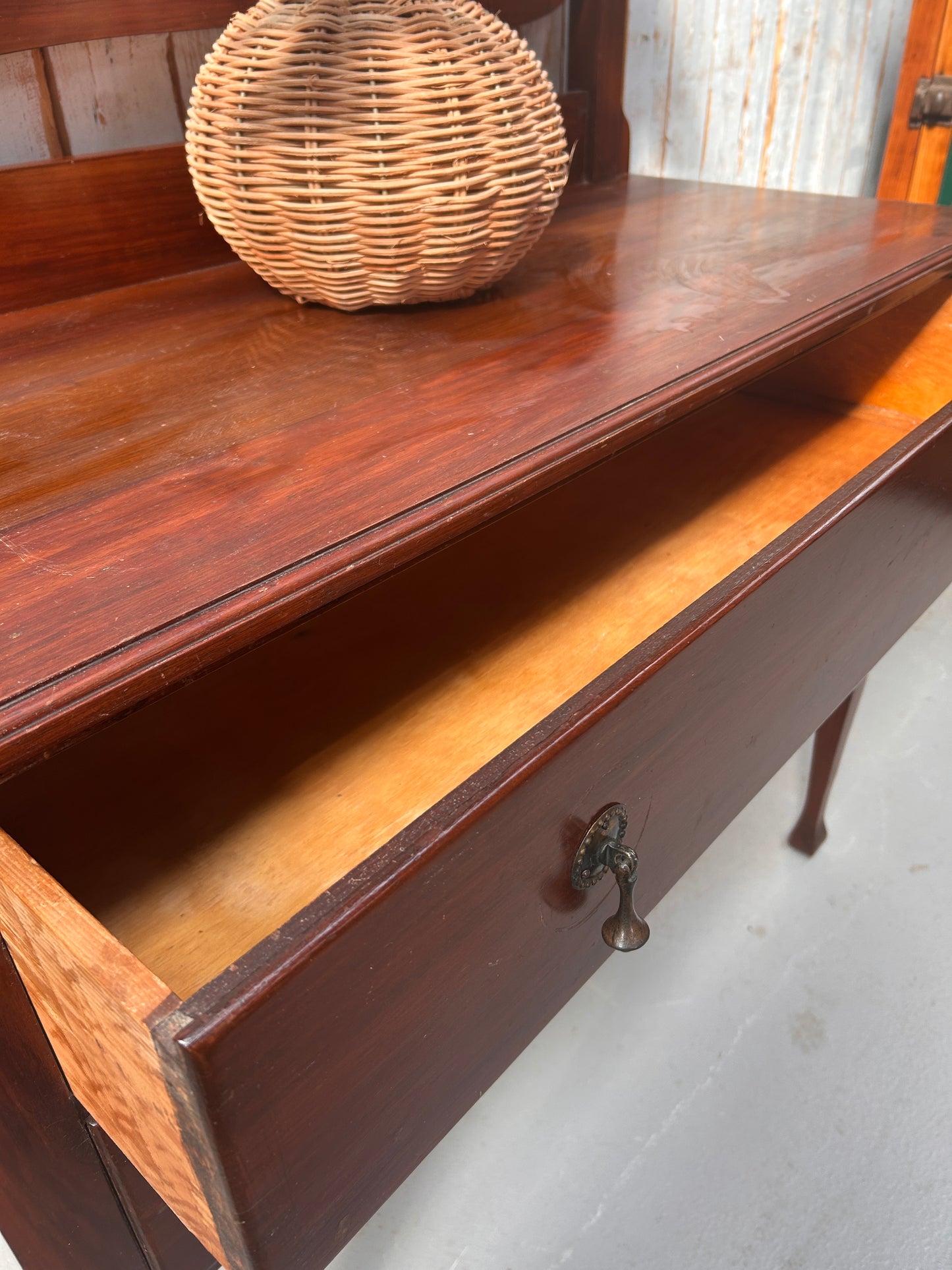 Vintage oak dressing table