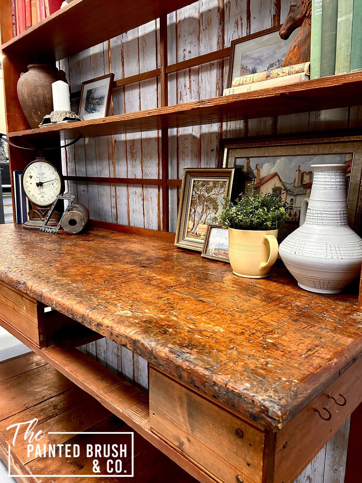 Antique kitchen Hutch