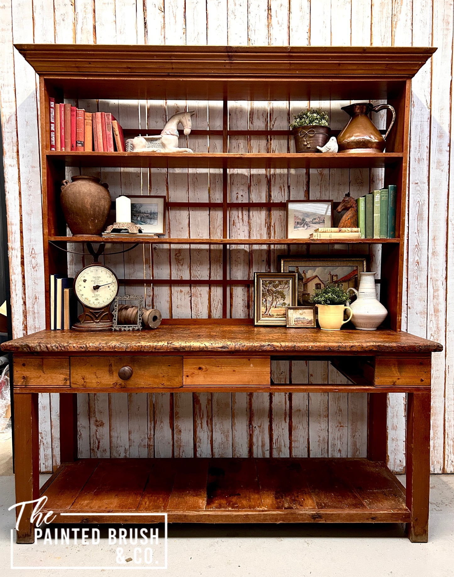 Antique kitchen Hutch