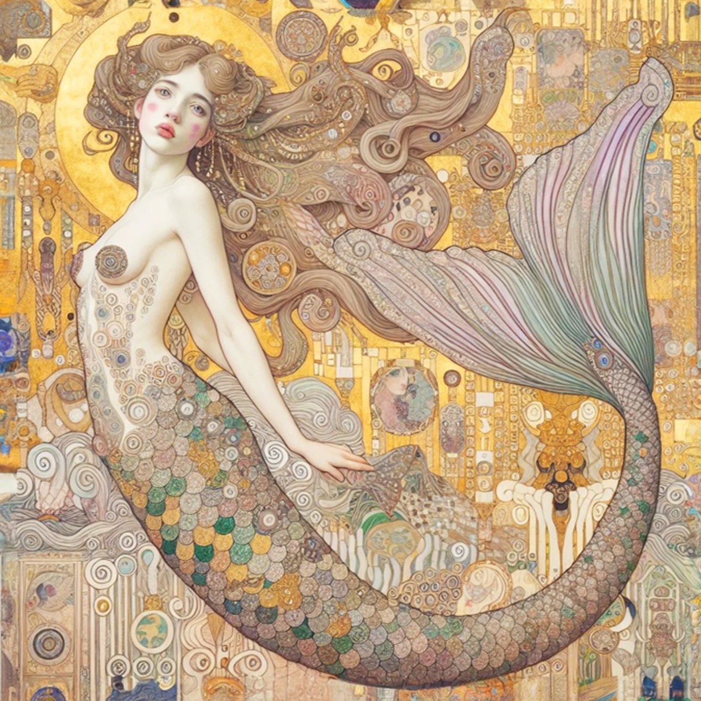 Mint Decoupage Paper | Debby's Mermaid