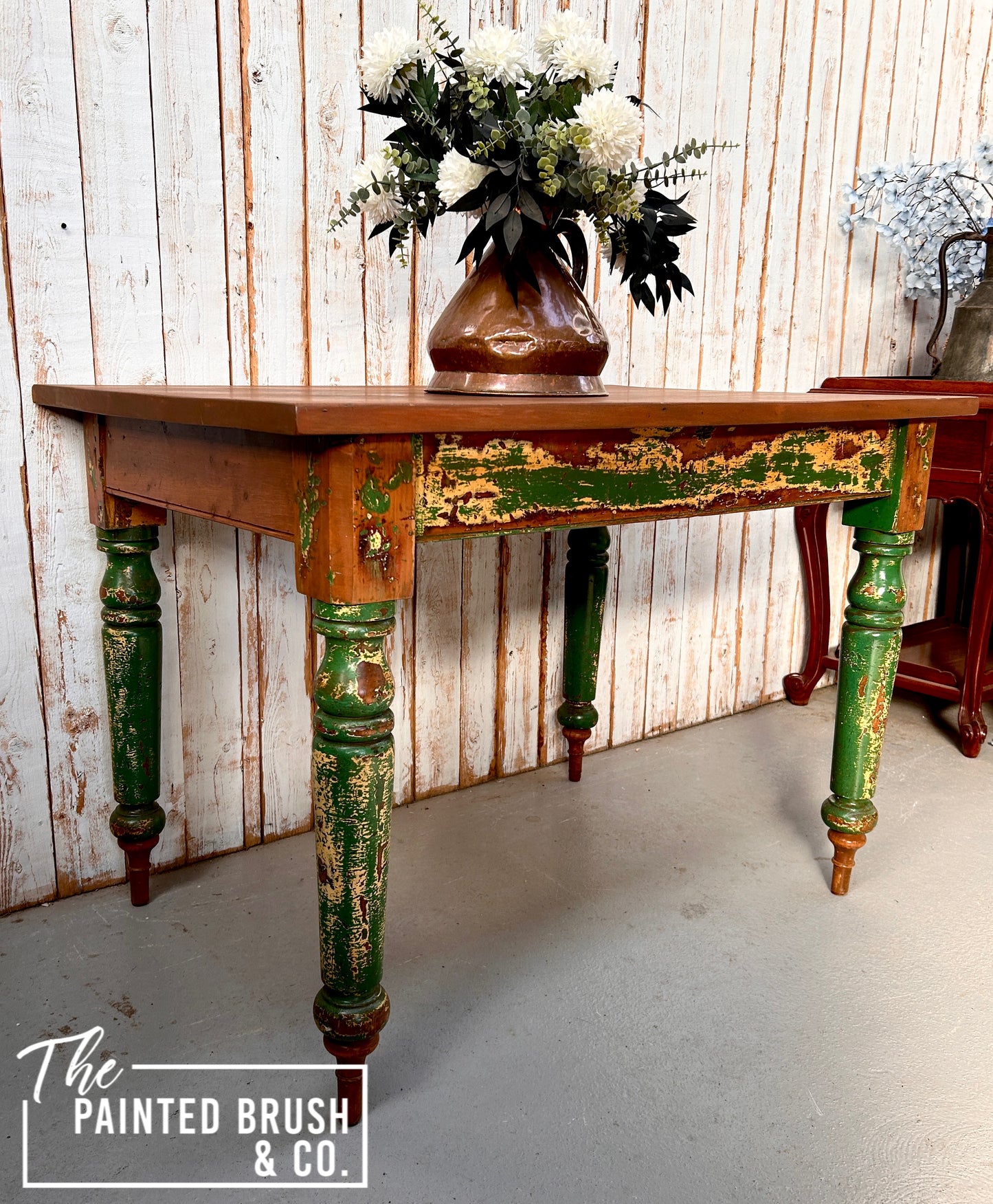 Green Chippy table