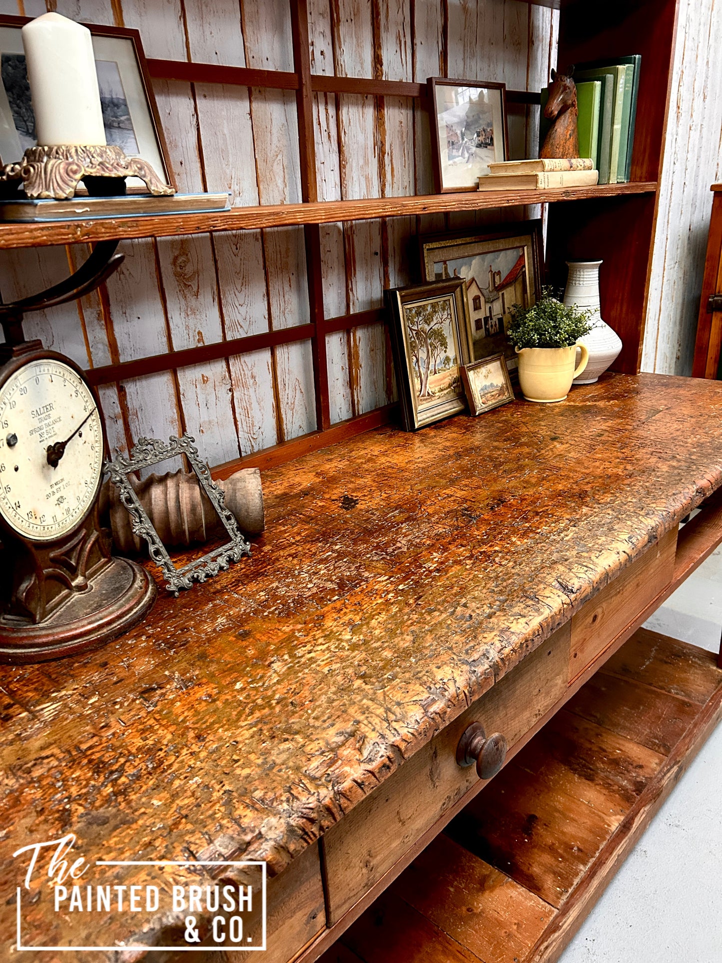 Antique kitchen Hutch