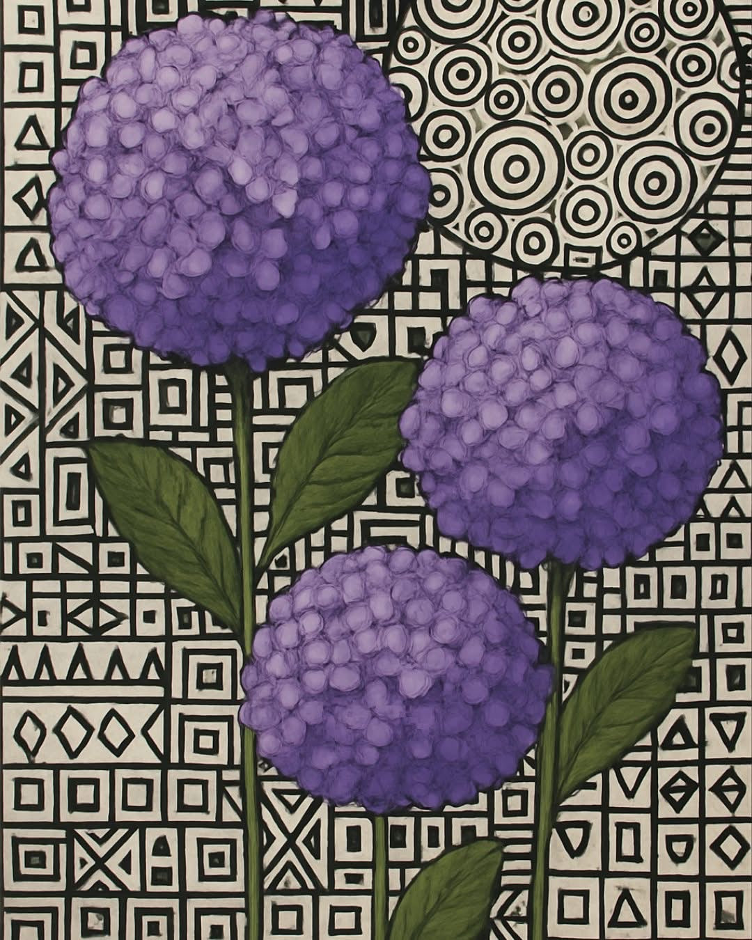 Mint Decoupage Paper | Hydrangea (White or Mauve) - LIMITED EDITION