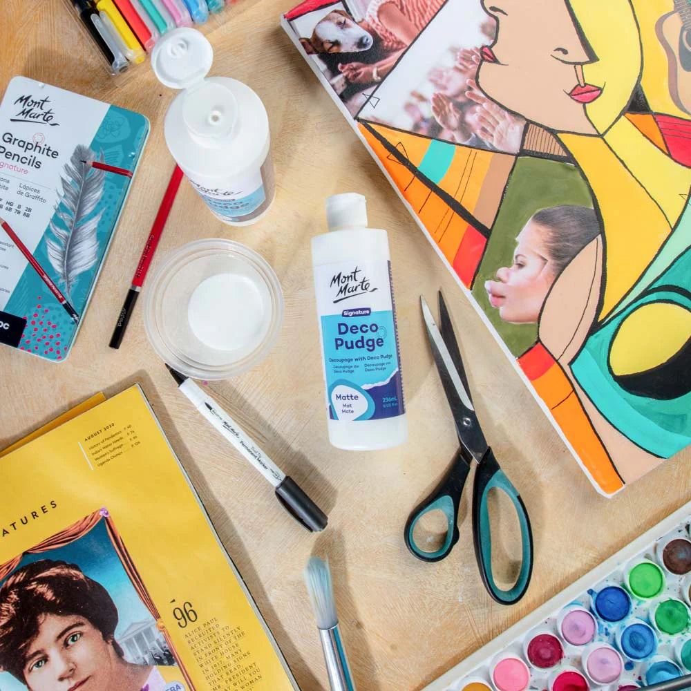 Mont Marte | Deco Pudge Signature Craft Varnish | 236ml | Matte