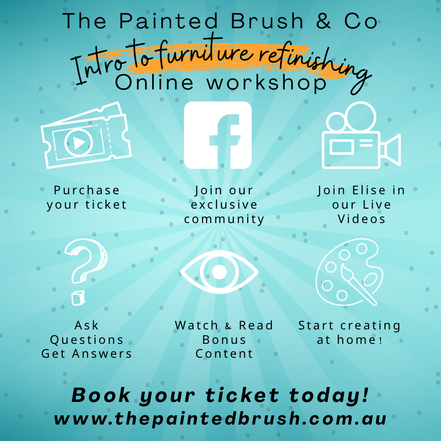ONLINE WORKSHOP - Introduction To Furniture Refinishing