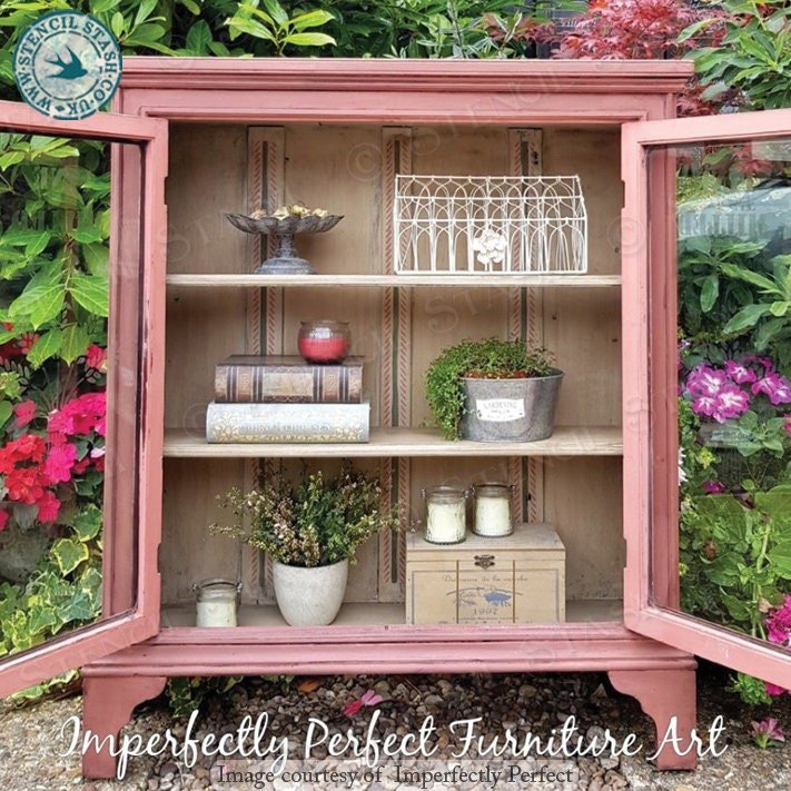 Grain Sack Stripes Stencil