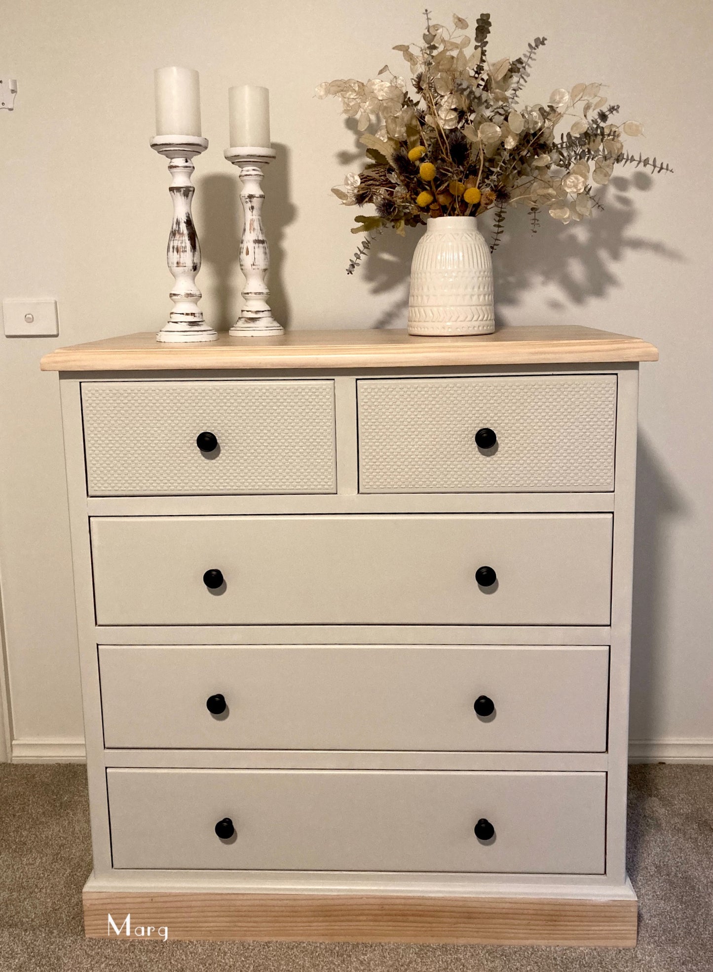 Paintable Wallpaper - Basket Weave - 1m