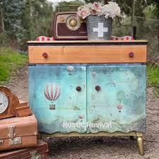 Mint Decoupage Paper | Balloons