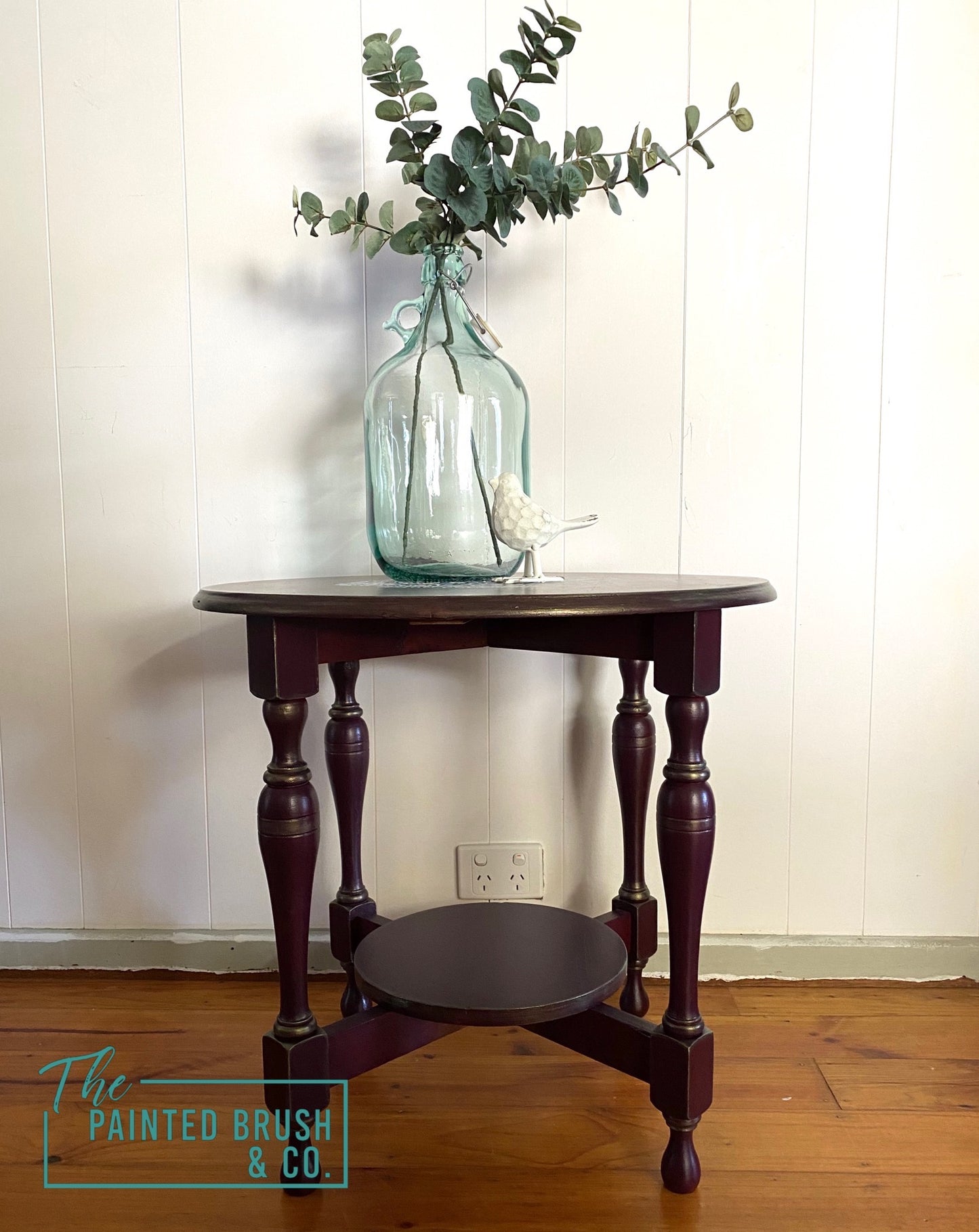 Plum End Table