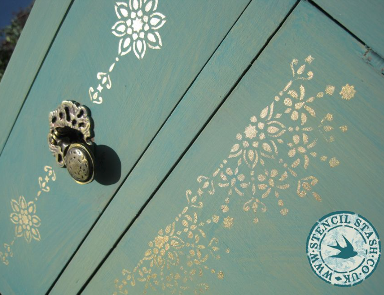 Indian Lace Borders Stencil