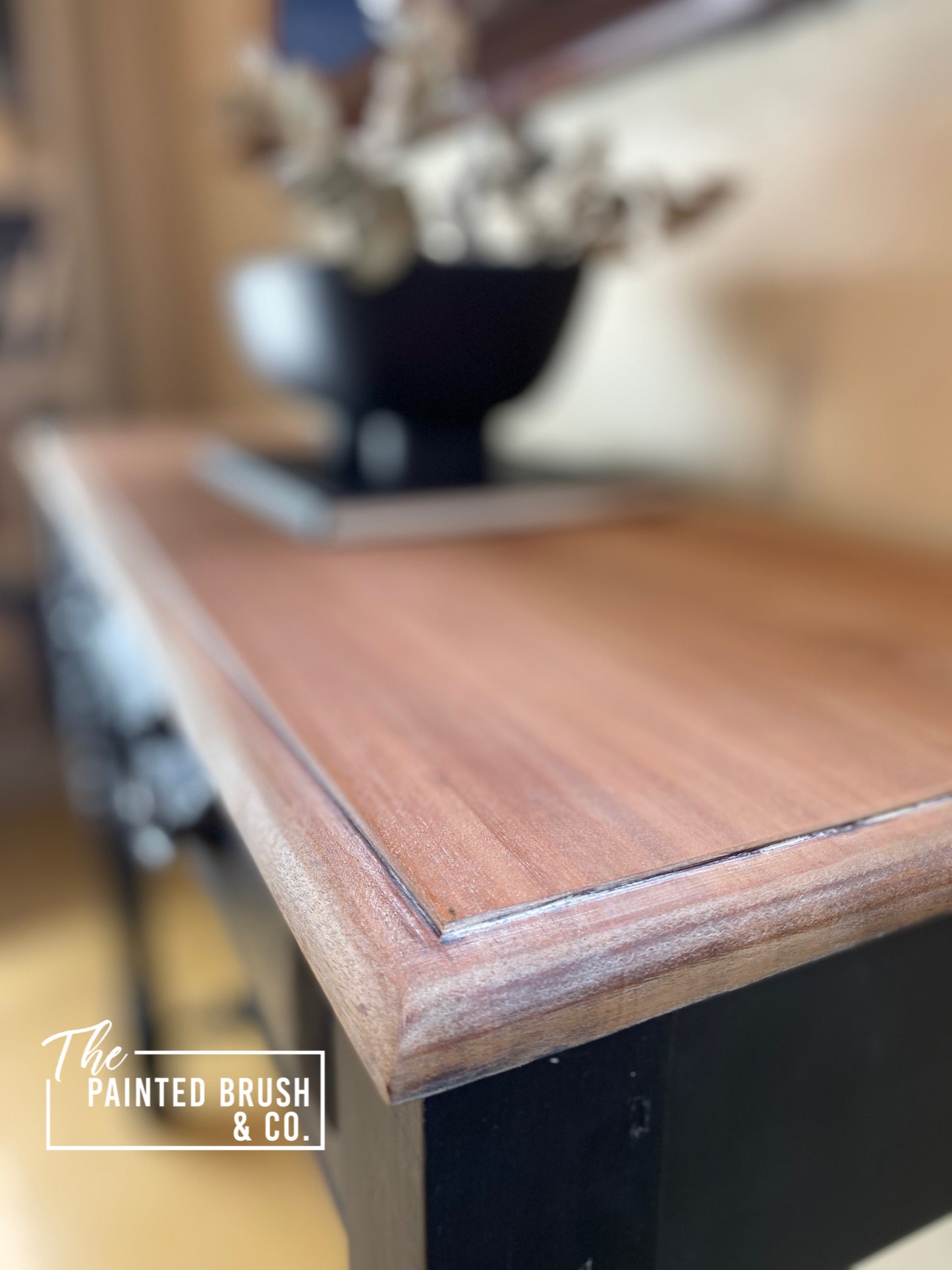 Textured Carbon Hall Table