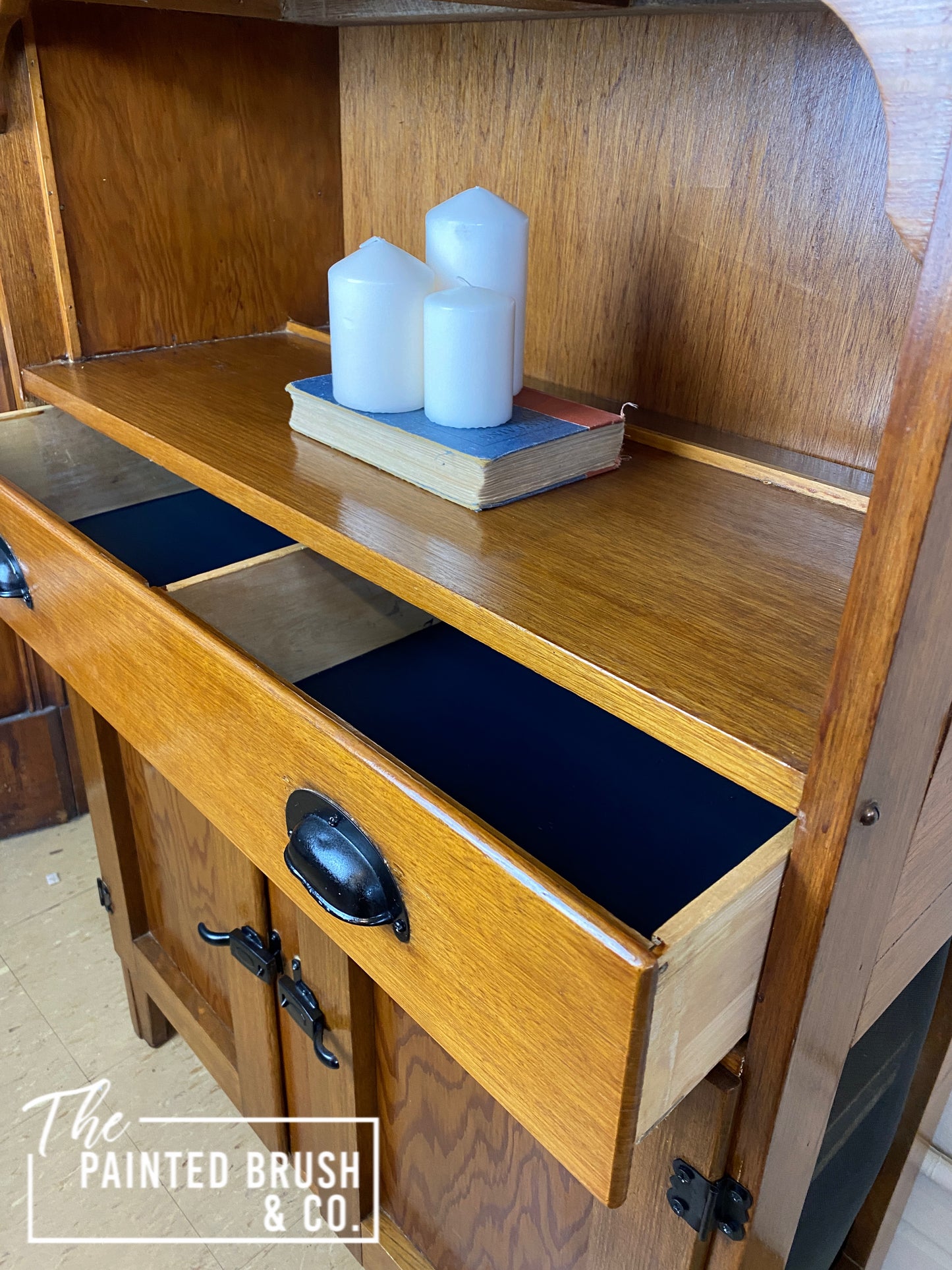 Vintage Pine Kitchen Dresser