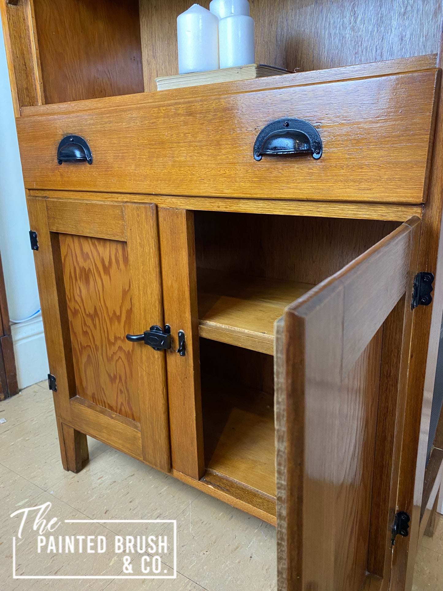 Vintage Pine Kitchen Dresser