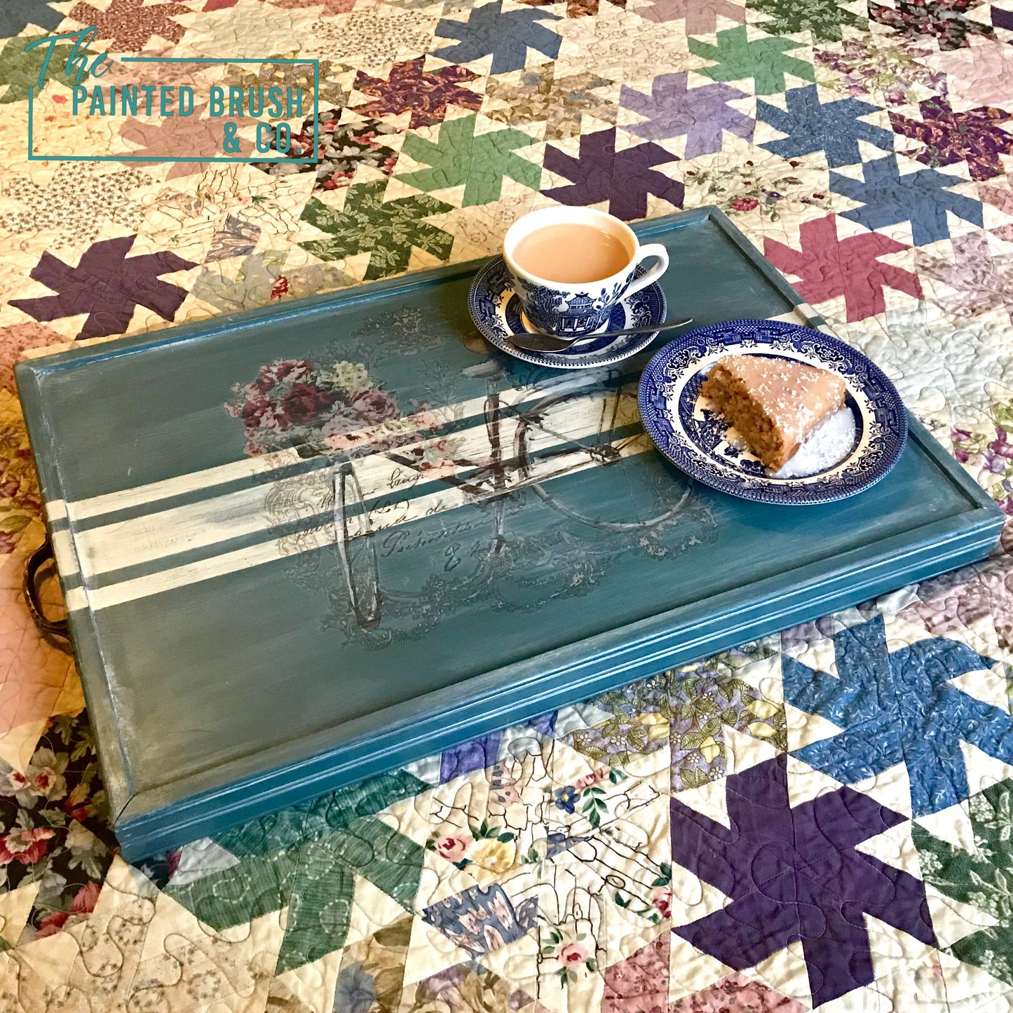 Vintage Bike Tea Tray