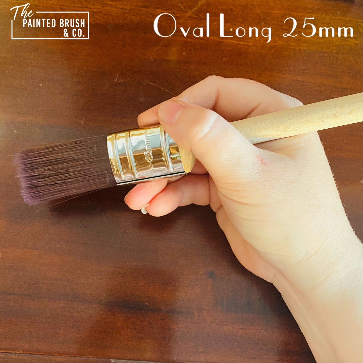 Long Handle Oval Paint Brush