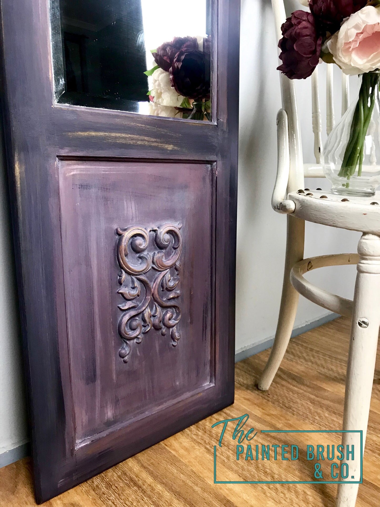 Upcycled Free Standing Mirror