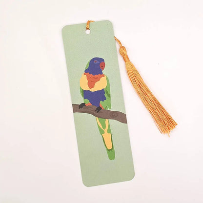 Tilly Scribbles - Rainbow Lorikeet Bookmark