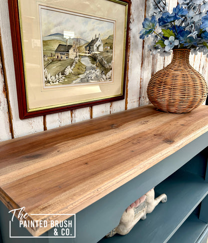 Blue Balinese Bookcase