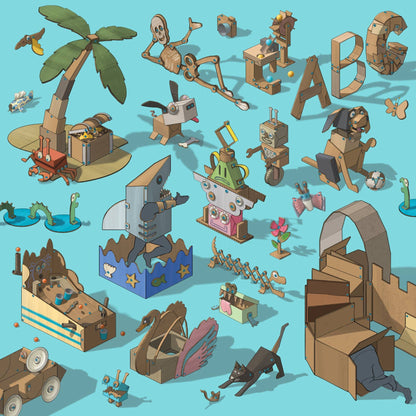 Makedo Australia - EXPLORE | Upcycled Cardboard Construction Toolkit
