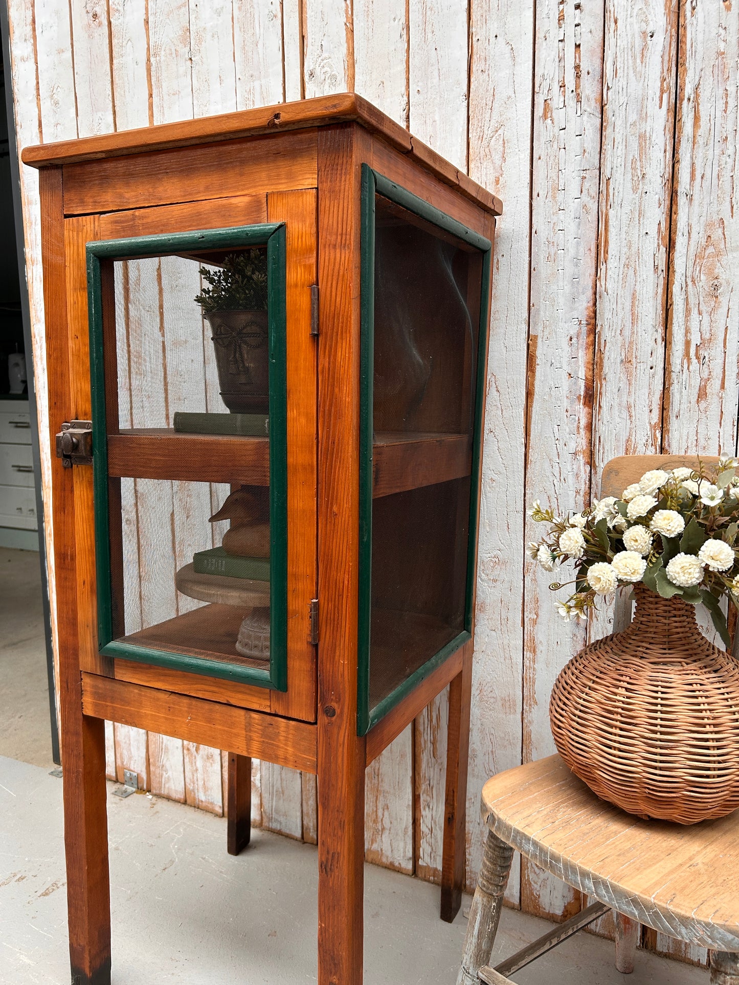Vintage pine Meatsafe