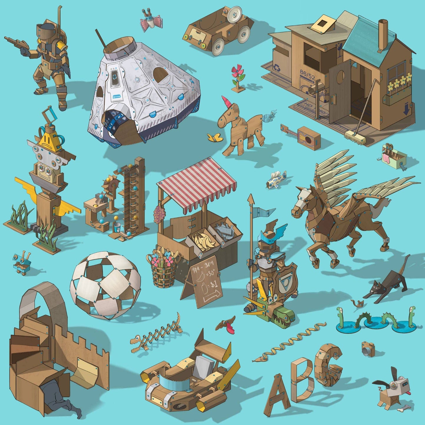 Makedo Australia - DISCOVER | Upcycled Cardboard Construction Toolkit
