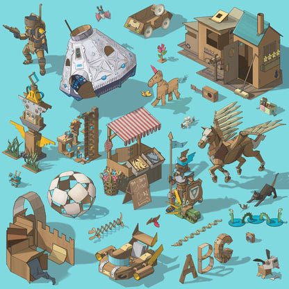 Makedo Australia - DISCOVER | Upcycled Cardboard Construction Toolkit