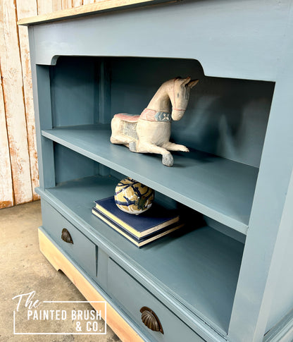 Blue Balinese Bookcase