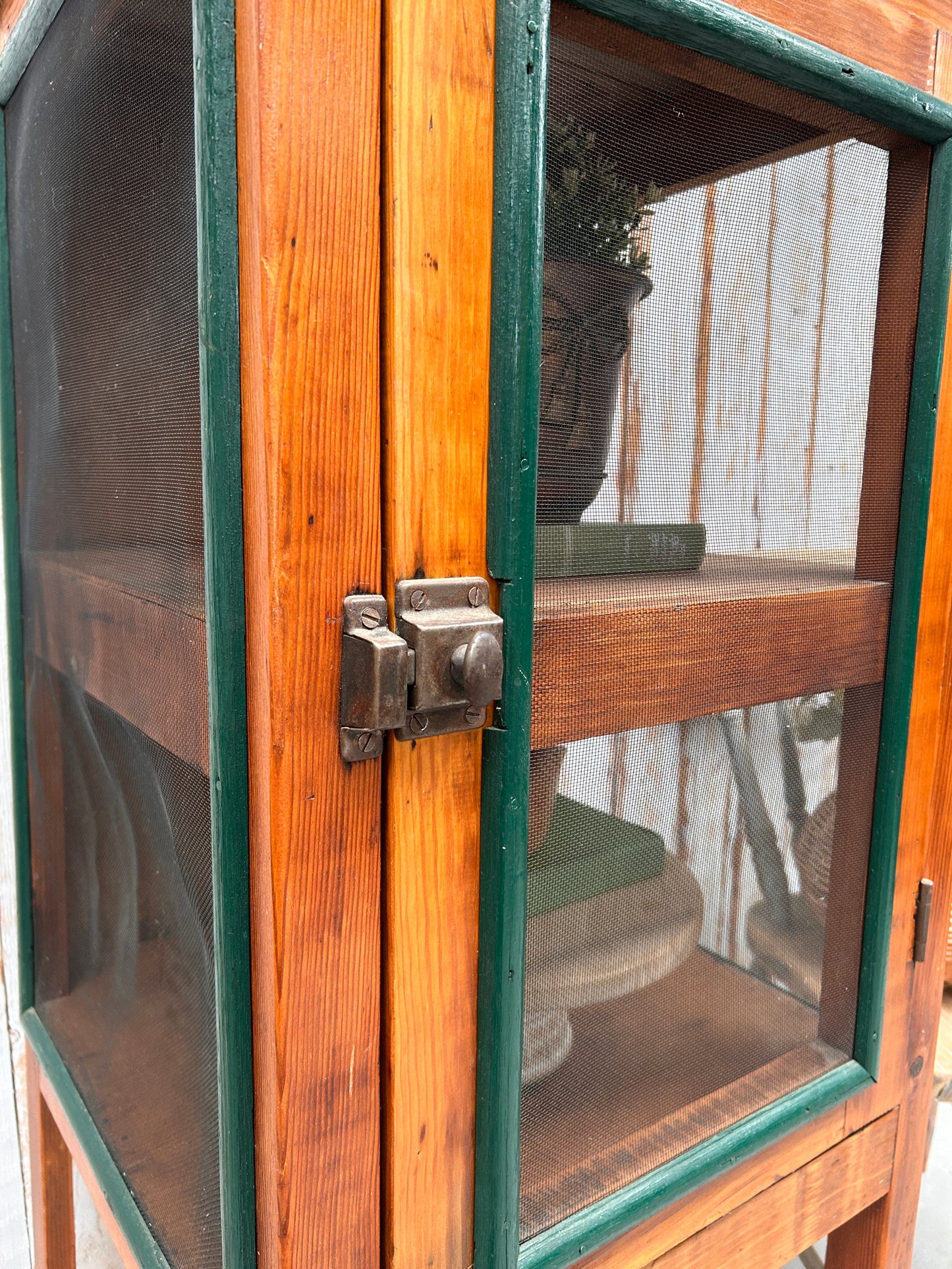 Vintage pine Meatsafe