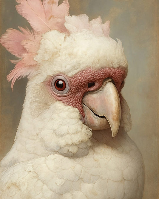 Mint Decoupage Paper | Birds (Cockatoo or Major Mitchell) - LIMITED EDITION