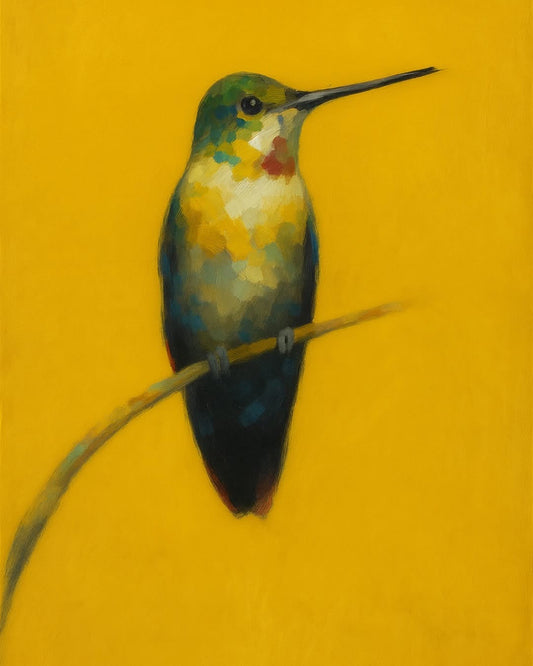 Mint Decoupage Paper | Hummingbird (right or left facing) - LIMITED EDITION