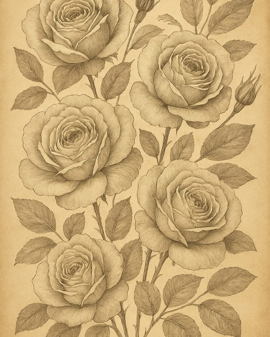 Mint Decoupage Paper | Botanical Illustration (1 or 2) - LIMITED EDITION (Copy)
