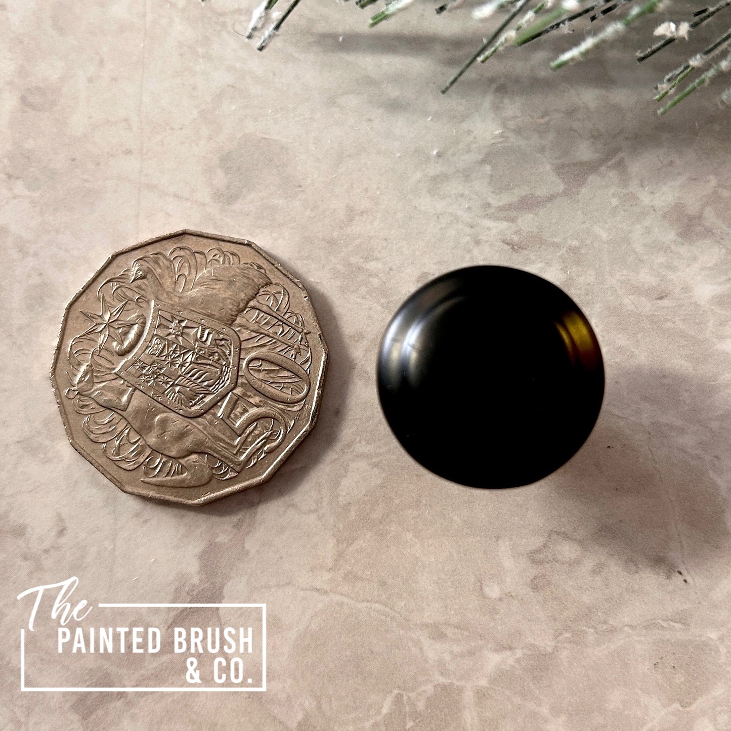 Matte Black Round Knob - Charlotte