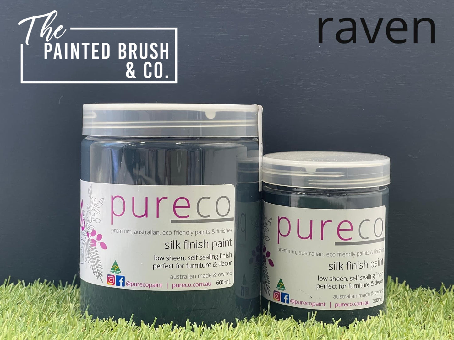 Pureco Silk Finish  - Raven