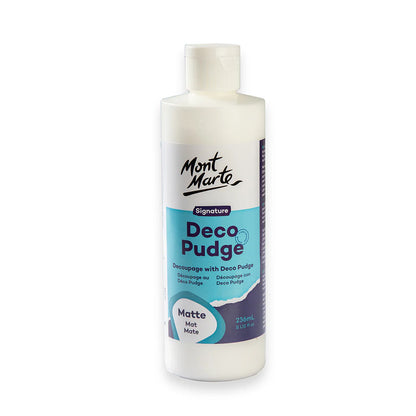 Mont Marte | Deco Pudge Signature Craft Varnish | 236ml | Matte