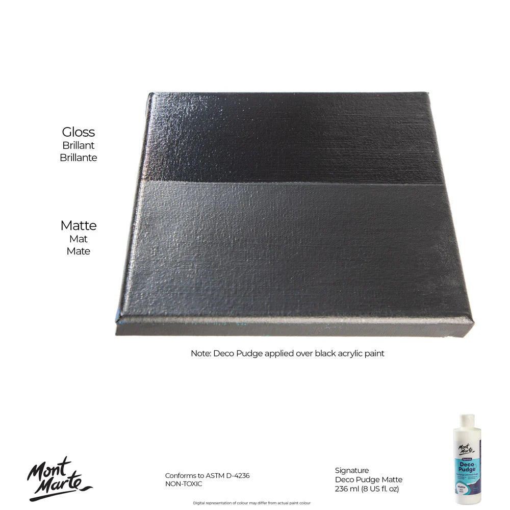 Mont Marte | Deco Pudge Signature Craft Varnish | 236ml | Matte