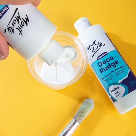 Mont Marte | Deco Pudge Signature Craft Varnish | 236ml | Matte