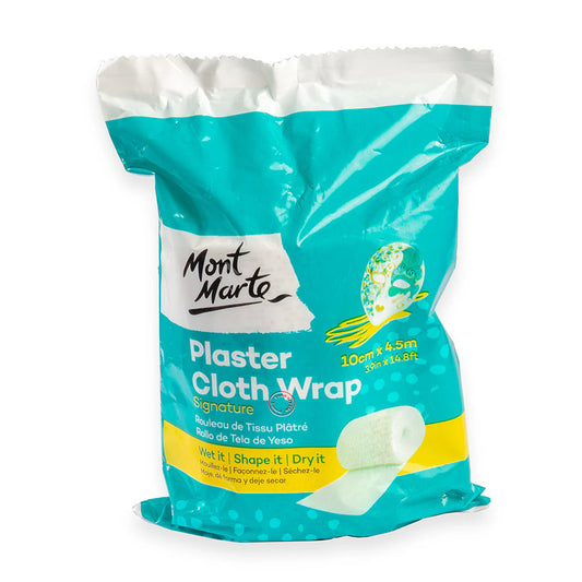 Mont Marte | Plaster Cloth Wrap Signature | 10cm x 4.6m (3.9in x 14.8ft)