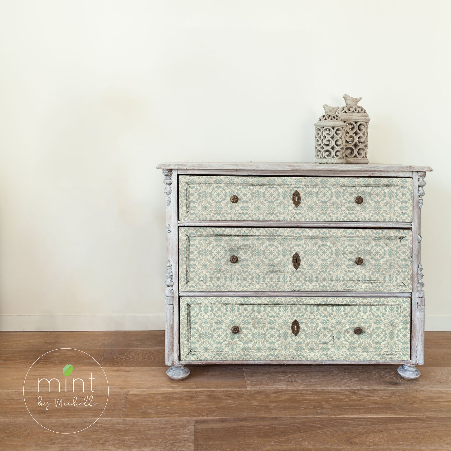 Mint Tissue Paper | Moroccan Tiles